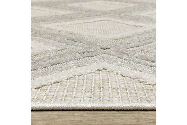 Tangier TAN04 Grey/Ivory Rug - Rug & Home