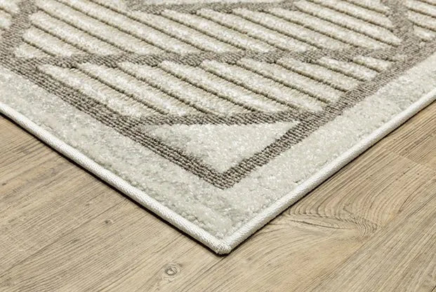 Tangier TAN05 Off-white/Olive Rug - Rug & Home