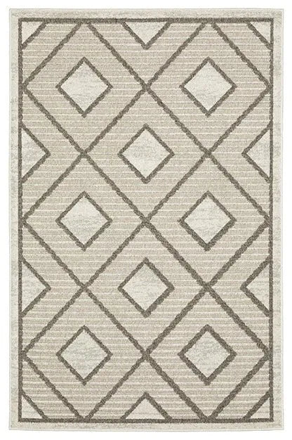 Tangier TAN05 Off-white/Olive Rug - Rug & Home