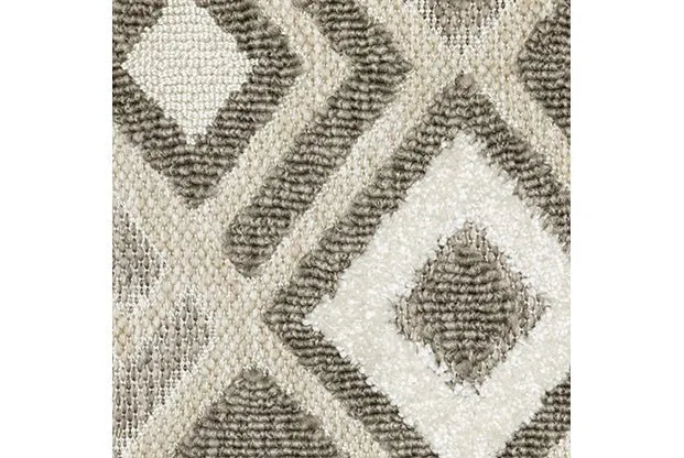 Tangier TAN10 Off-white/Grey Rug - Rug & Home