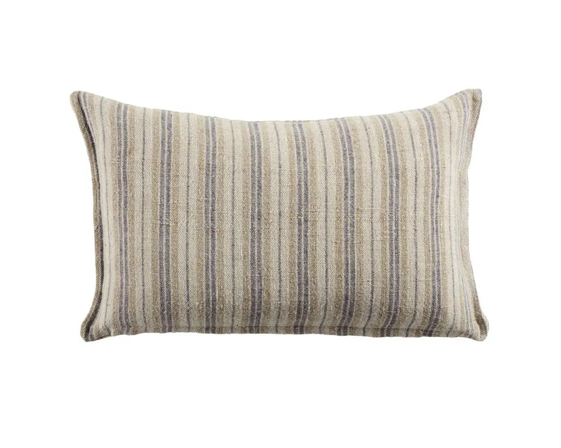 Tanzy TAN04 Cream/Grey Pillow - Rug & Home