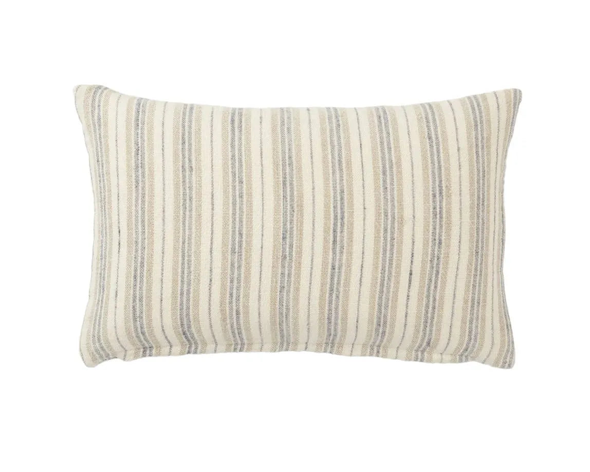 Tanzy TAN06 Cream/Silver Pillow - Rug & Home