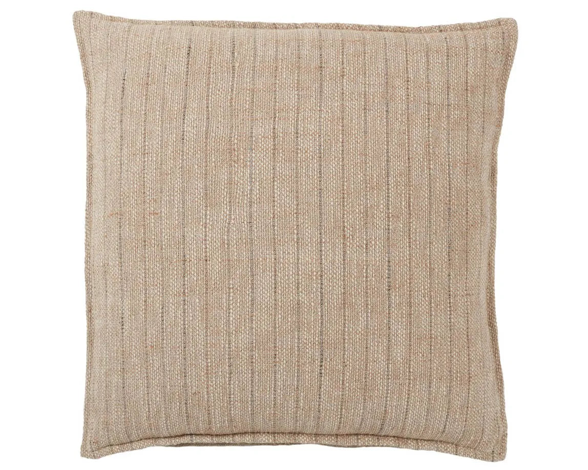 Tanzy TAN07 Light Brown/Cream Pillow - Rug & Home