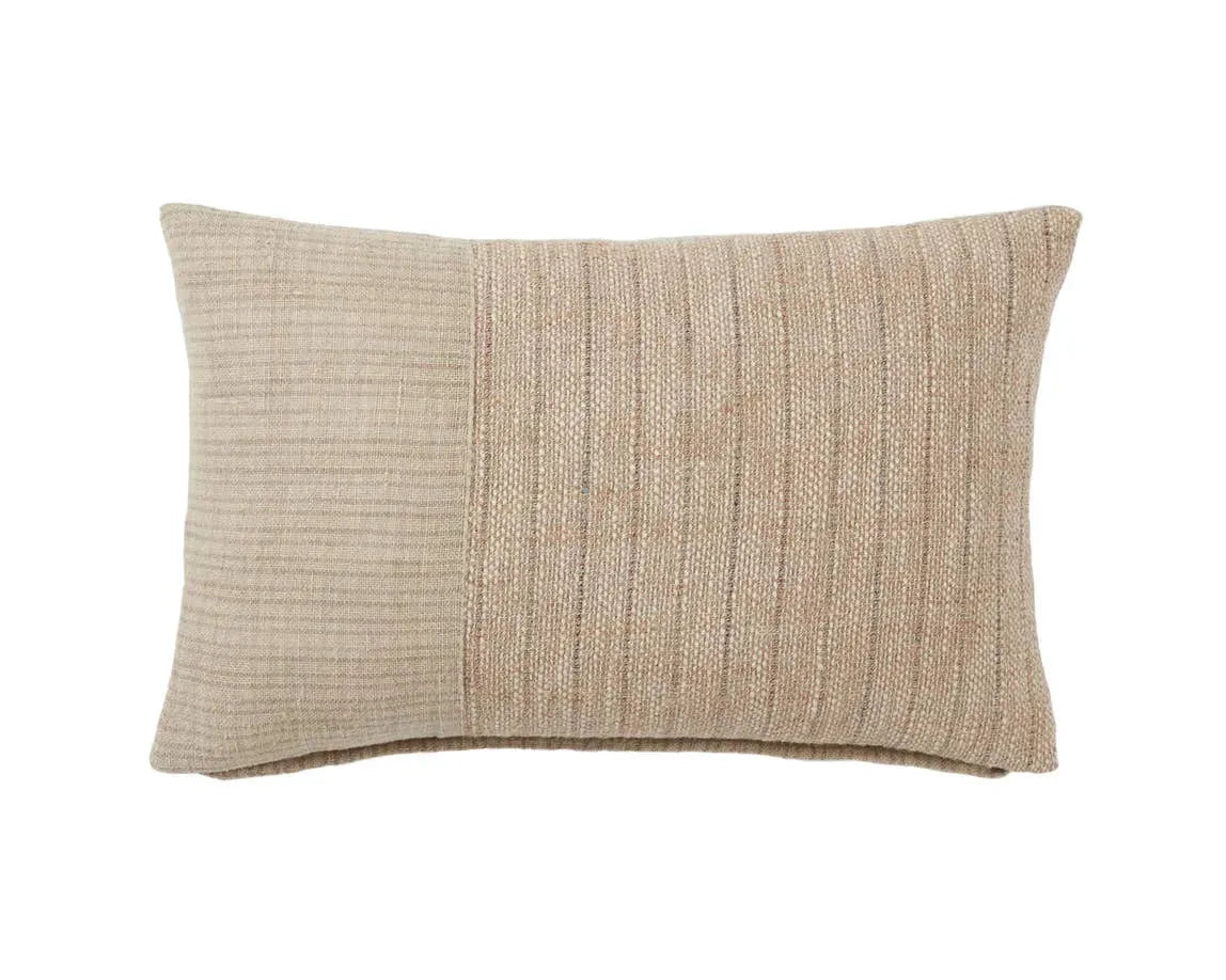 Tanzy TAN08 Light Brown/Cream Pillow