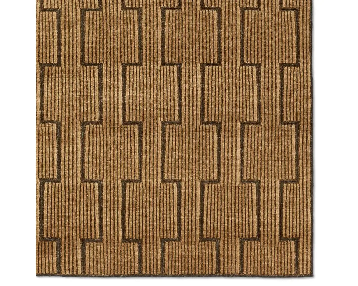 Tapeten TAP01 Black/Brown Rug - Rug & Home