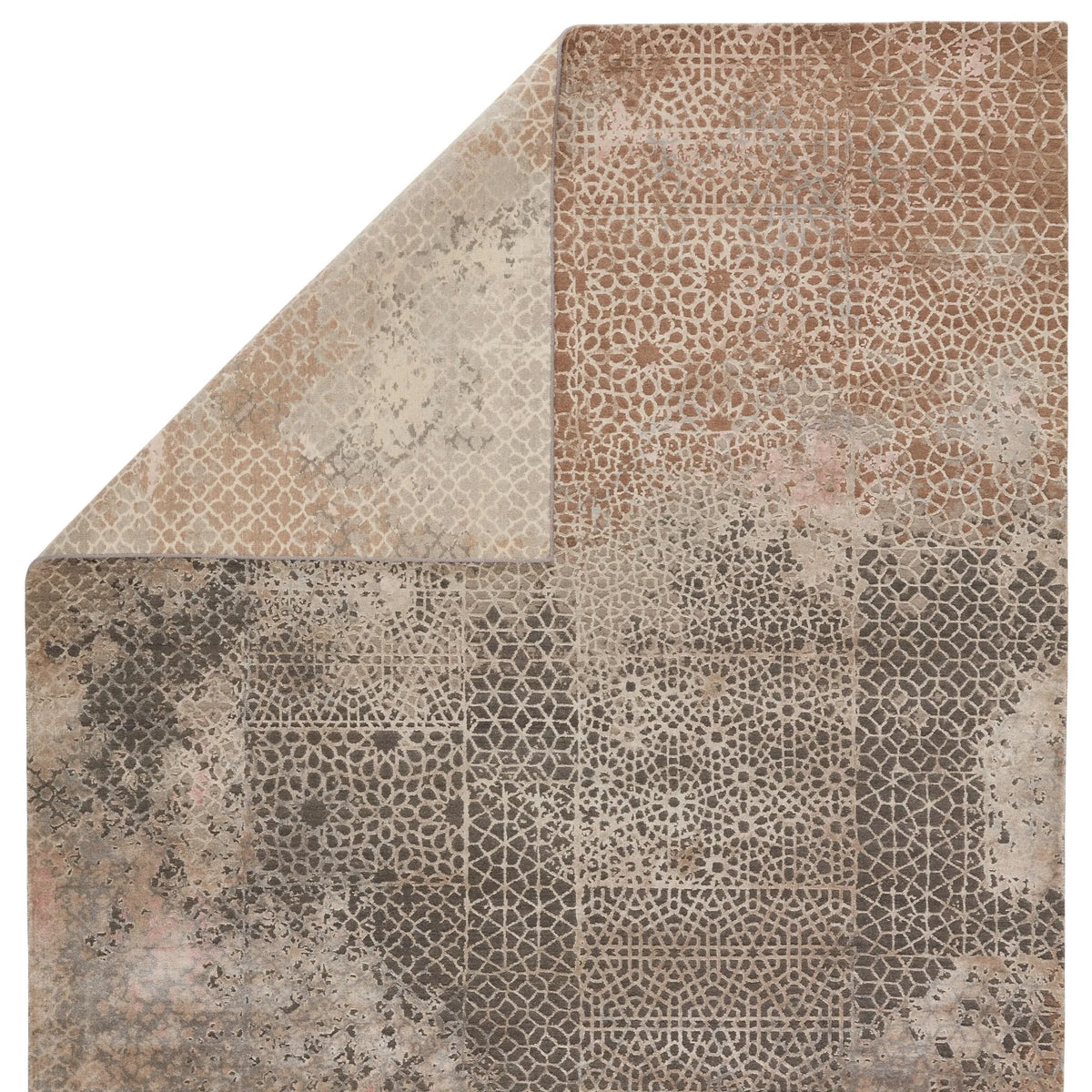 Tattvam Tvm04 Sahaj Gray/Tan Rug - Rug & Home