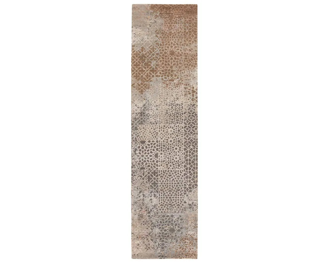 Tattvam TVM04 Sahaj Gray/Tan Rug - Rug & Home