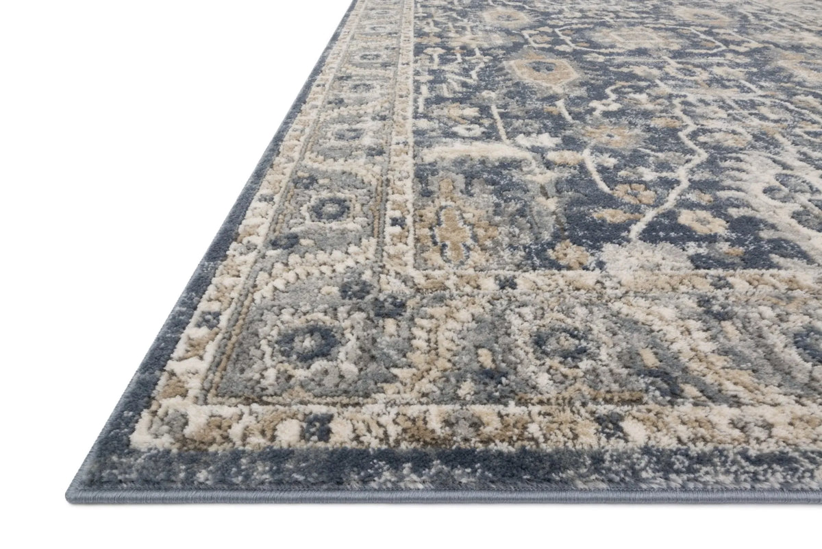 Teagan TEA-03 Denim/Pebble Rug - Rug & Home