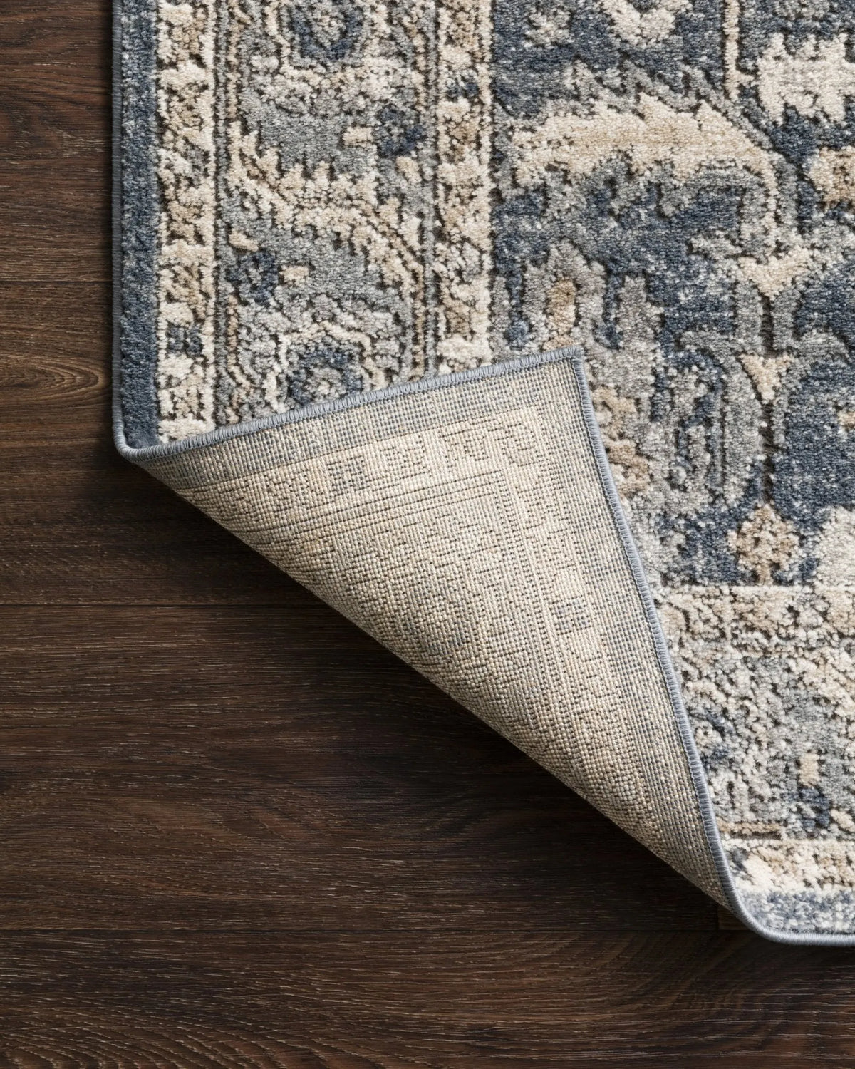 Teagan TEA-03 Denim/Pebble Rug - Rug & Home