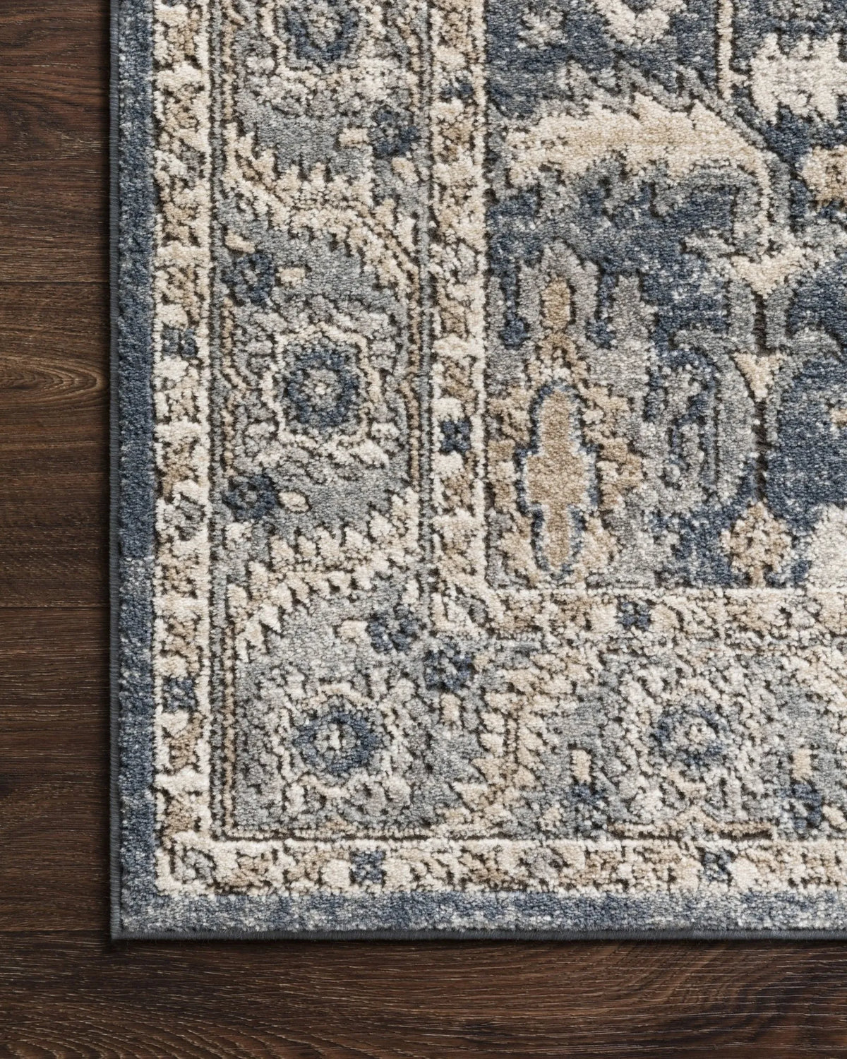 Teagan TEA-03 Denim/Pebble Rug - Rug & Home