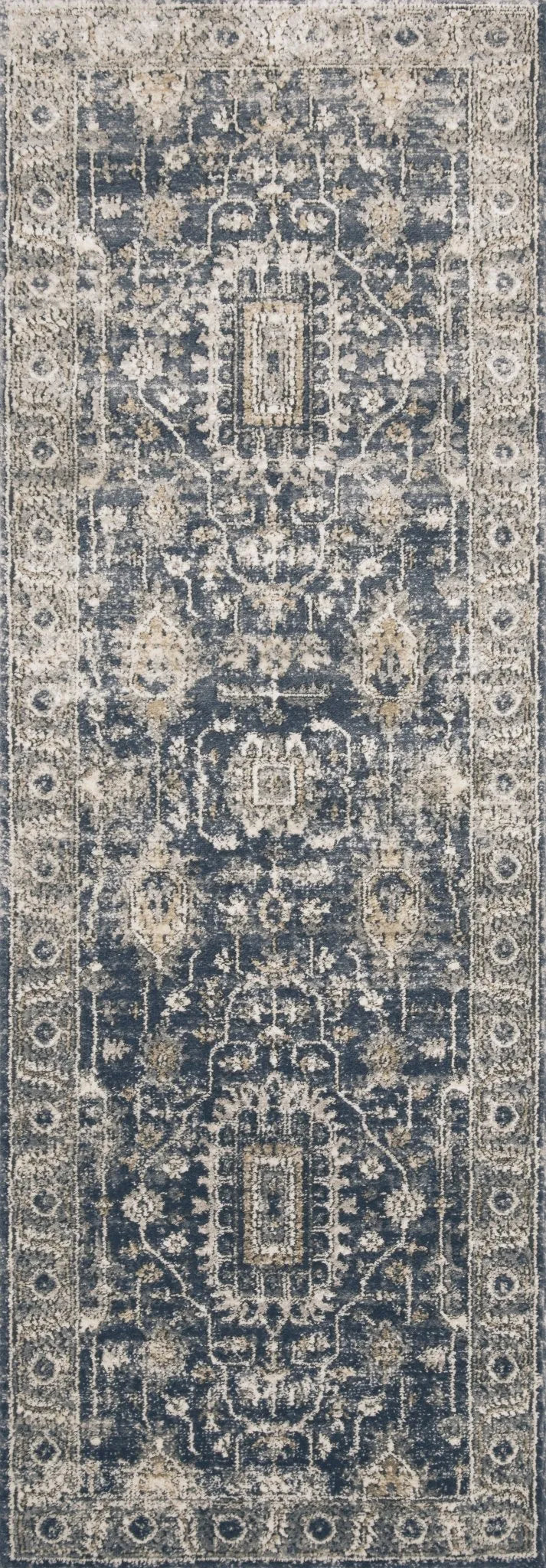 Teagan TEA-03 Denim/Pebble Rug - Rug & Home