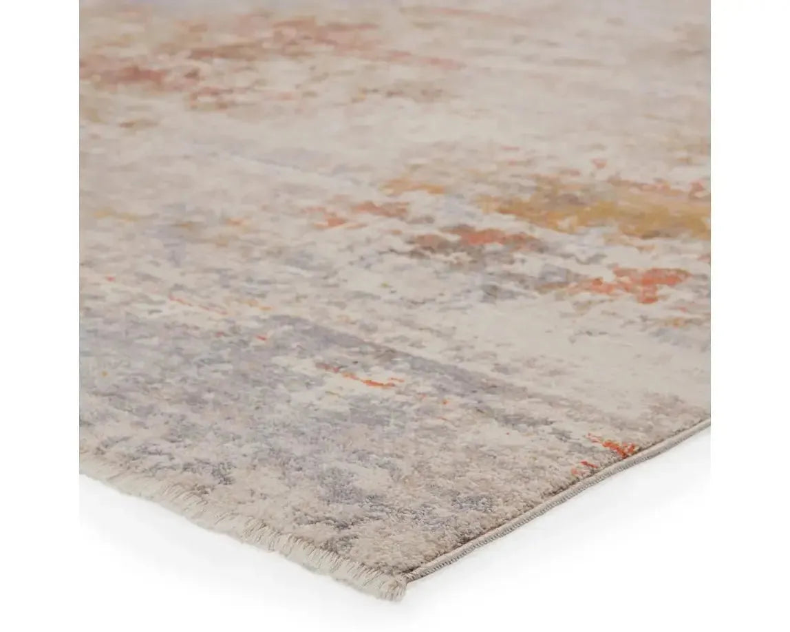 Terra TRR07 Orange/Grey Rug