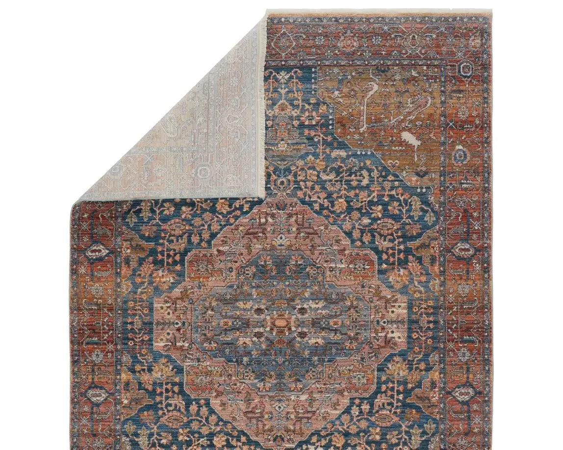 Terra TRR08 Orange/Blue Rug - Rug & Home