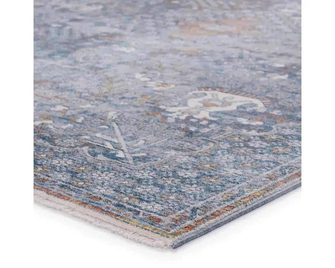 Terra TRR09 Blue/Orange Rug - Rug & Home