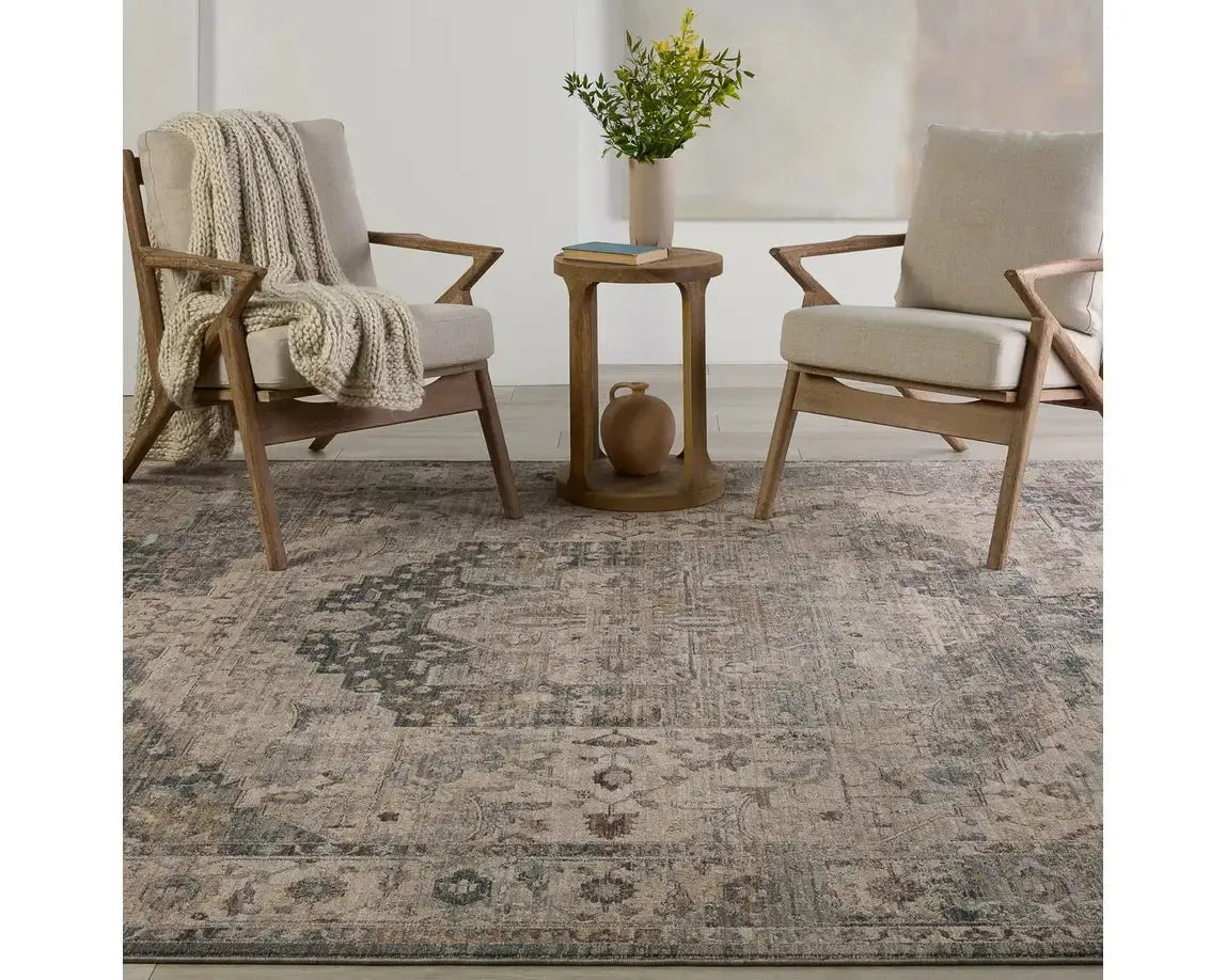 Terra TRR17 Tan/Slate Rug - Rug & Home