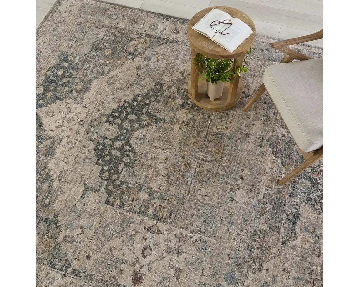 Terra TRR17 Tan/Slate Rug - Rug & Home