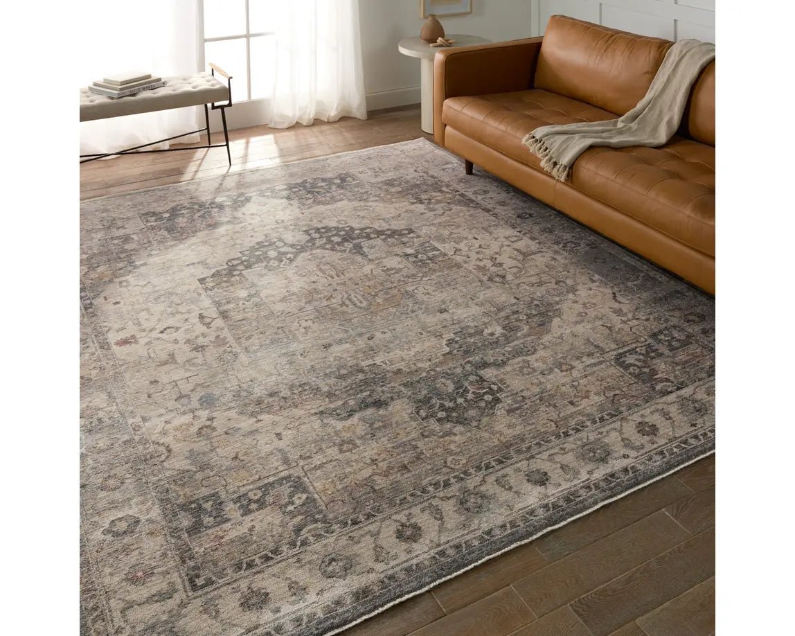 Terra TRR17 Tan/Slate Rug - Rug & Home