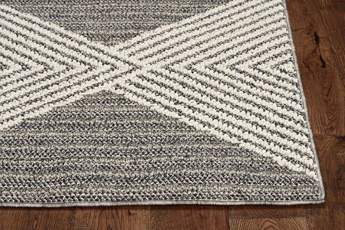 Terrace 6752 Diamonds Grey/Ivory Rug