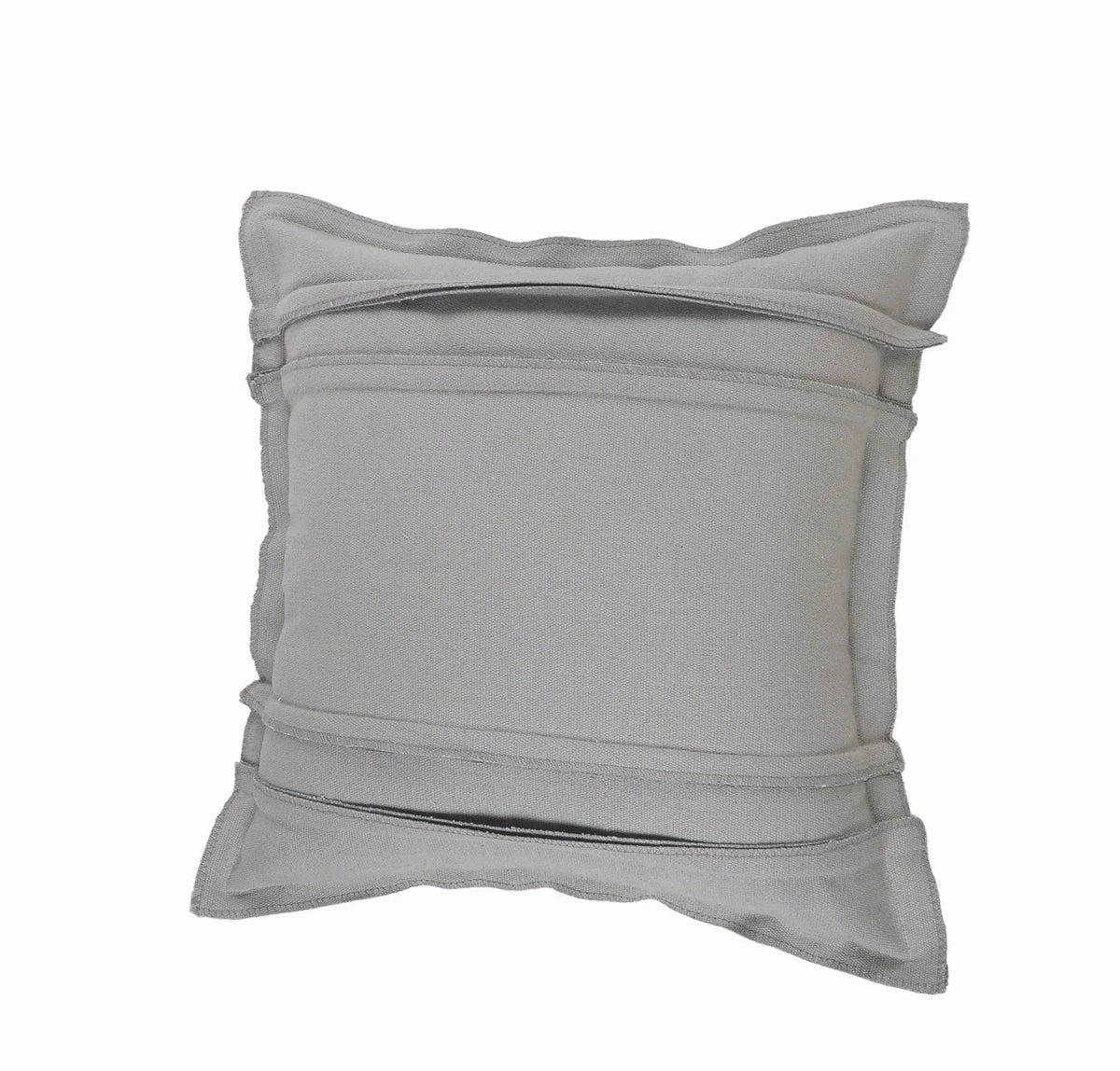 Textured Straps Lr07570 Light Gray Pillow