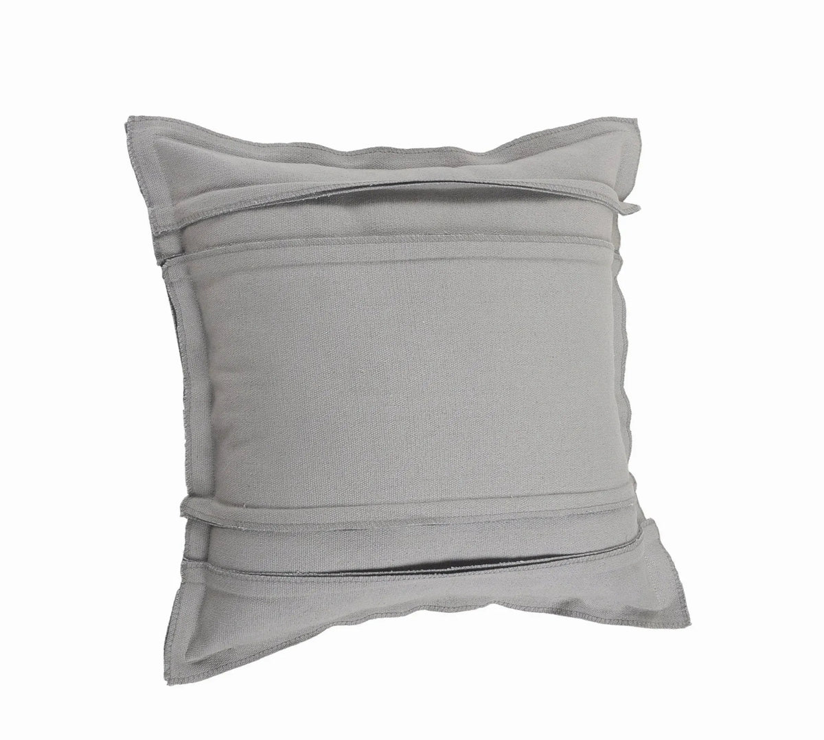 Textured Straps Lr07570 Light Gray Pillow