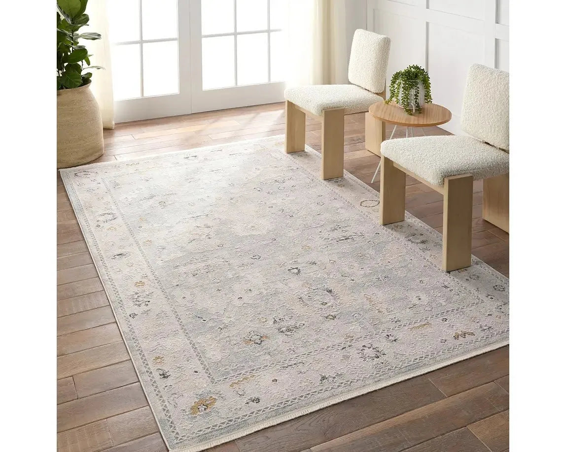 Thalia THA01 Grey/Cream Rug - Rug & Home