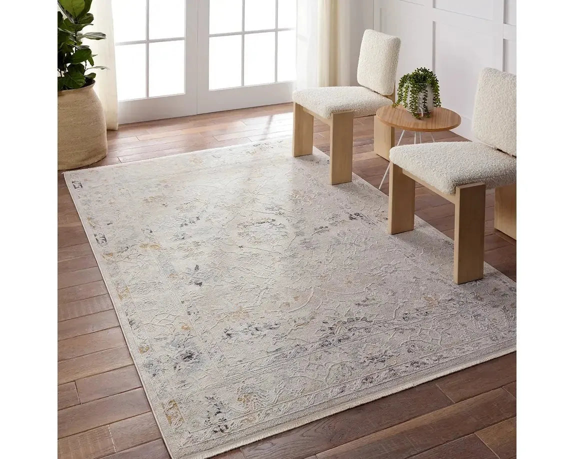 Thalia THA02 Grey/Cream Rug - Rug & Home