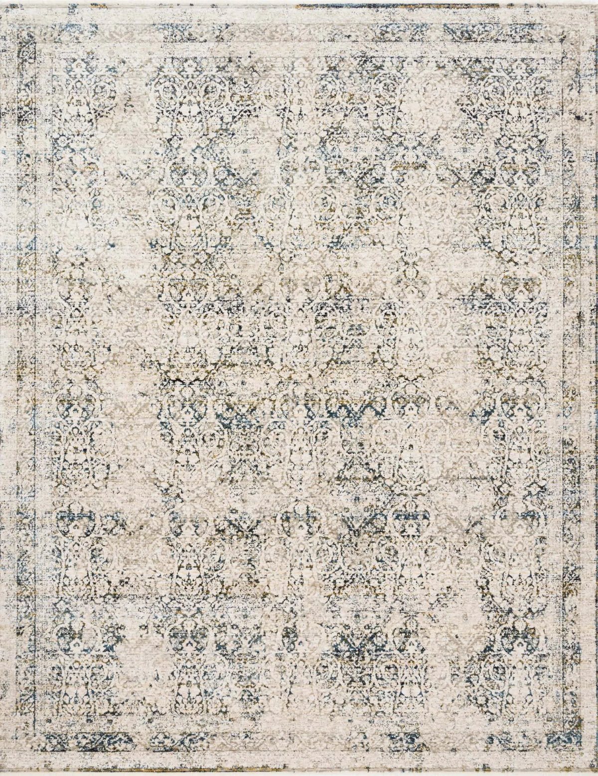 Theia THE-01 Natural/Ocean Rug - Rug & Home