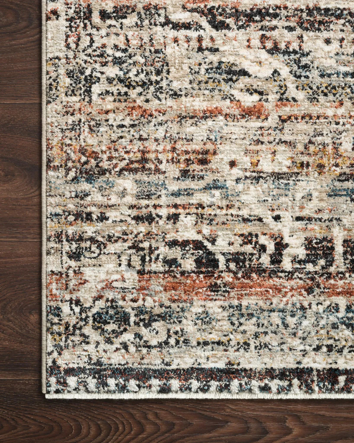 Theia THE-03 Taupe/Multi Rug - Rug & Home