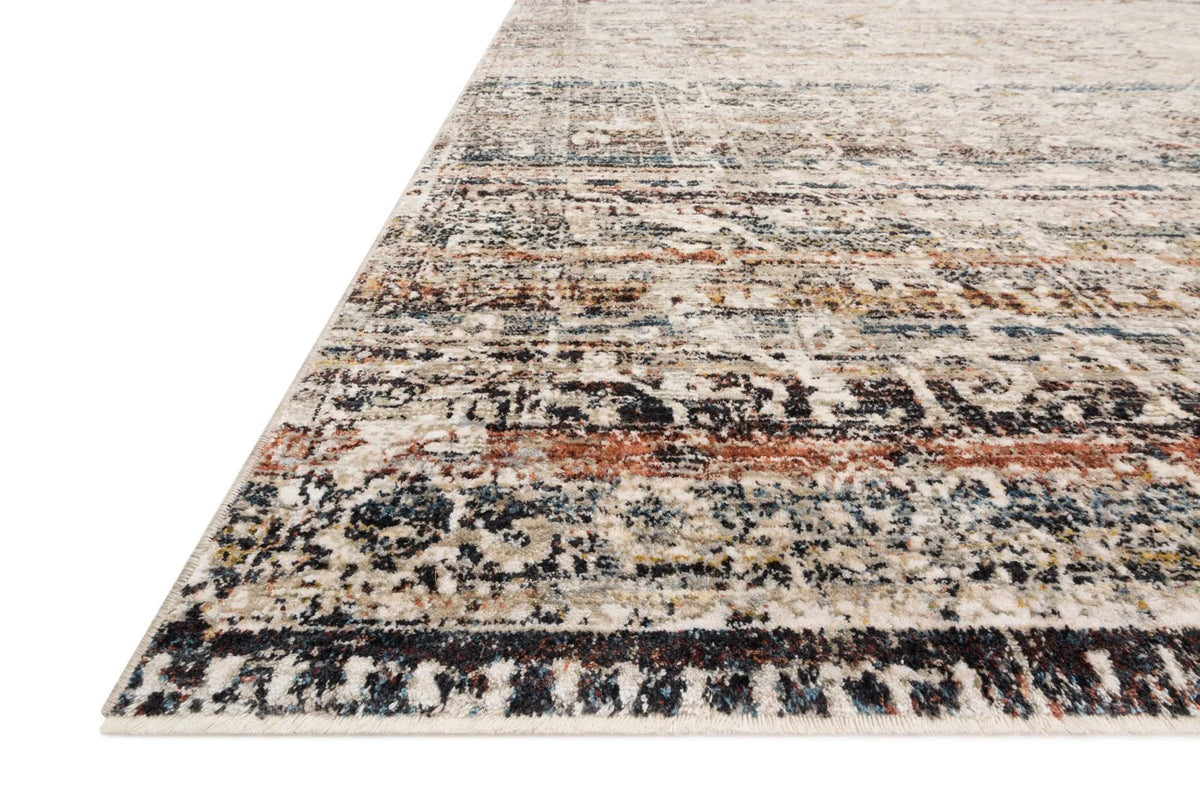 Theia THE-03 Taupe/Multi Rug - Rug & Home