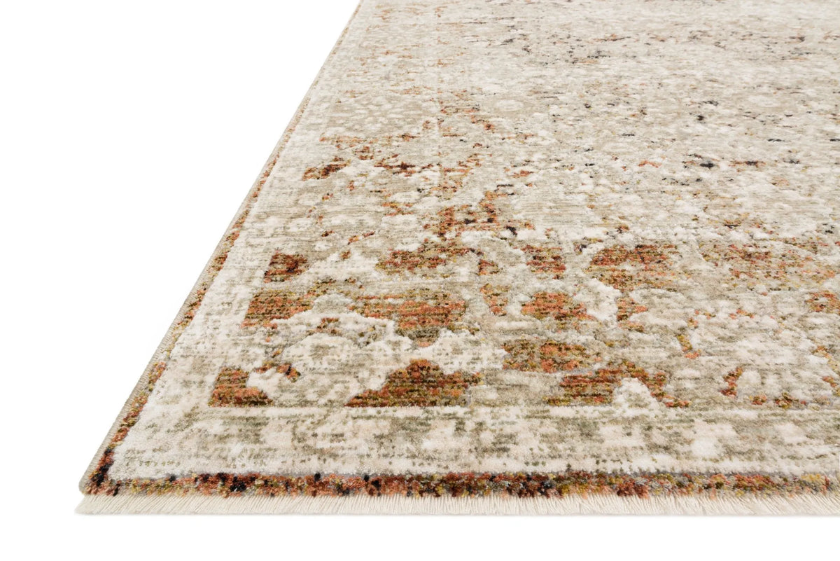 Theia THE-07 Natural/Rust Rug - Rug & Home