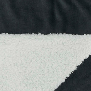 Throw Blankets SN102 Charcoal Throw Blanket - Rug & Home