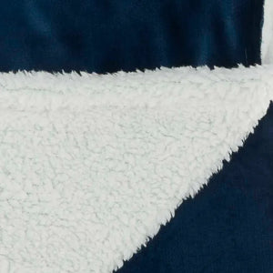 Throw Blankets SN102 Navy Throw Blanket - Rug & Home