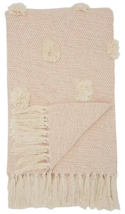 Throw SH019 Blush Throw Blanket - Rug & Home