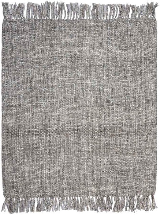Throw T1123 Grey Throw Blanket - Rug & Home