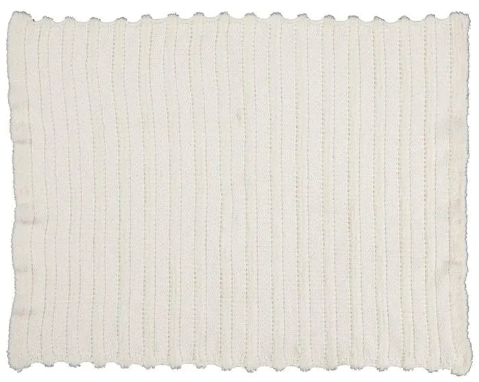 Throw VV190 Ivory Throw Blanket - Rug & Home