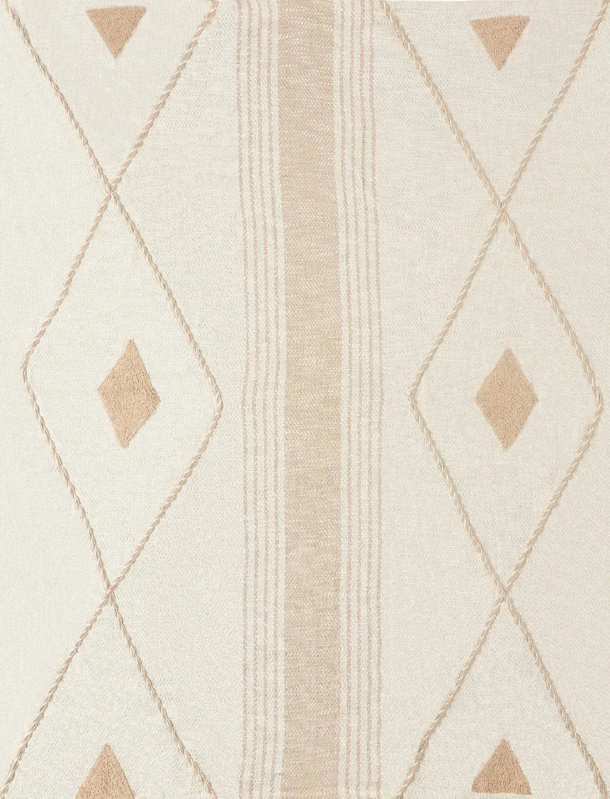 Throws Lr80188 Peach/White Throw Blanket