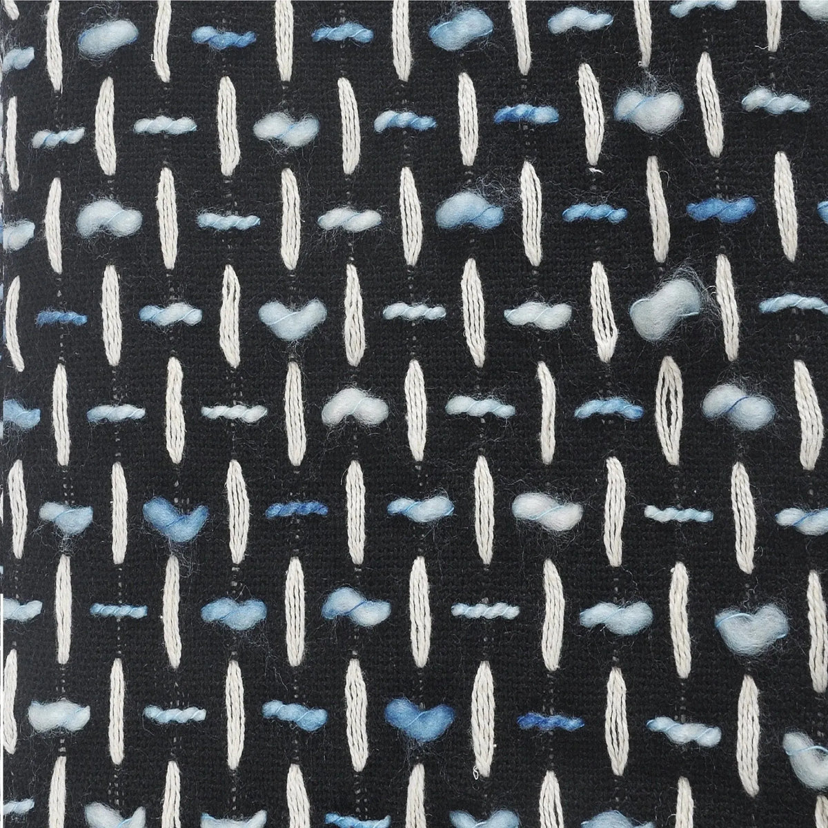 Throws Lr80190 Black/Blue Throw Blanket