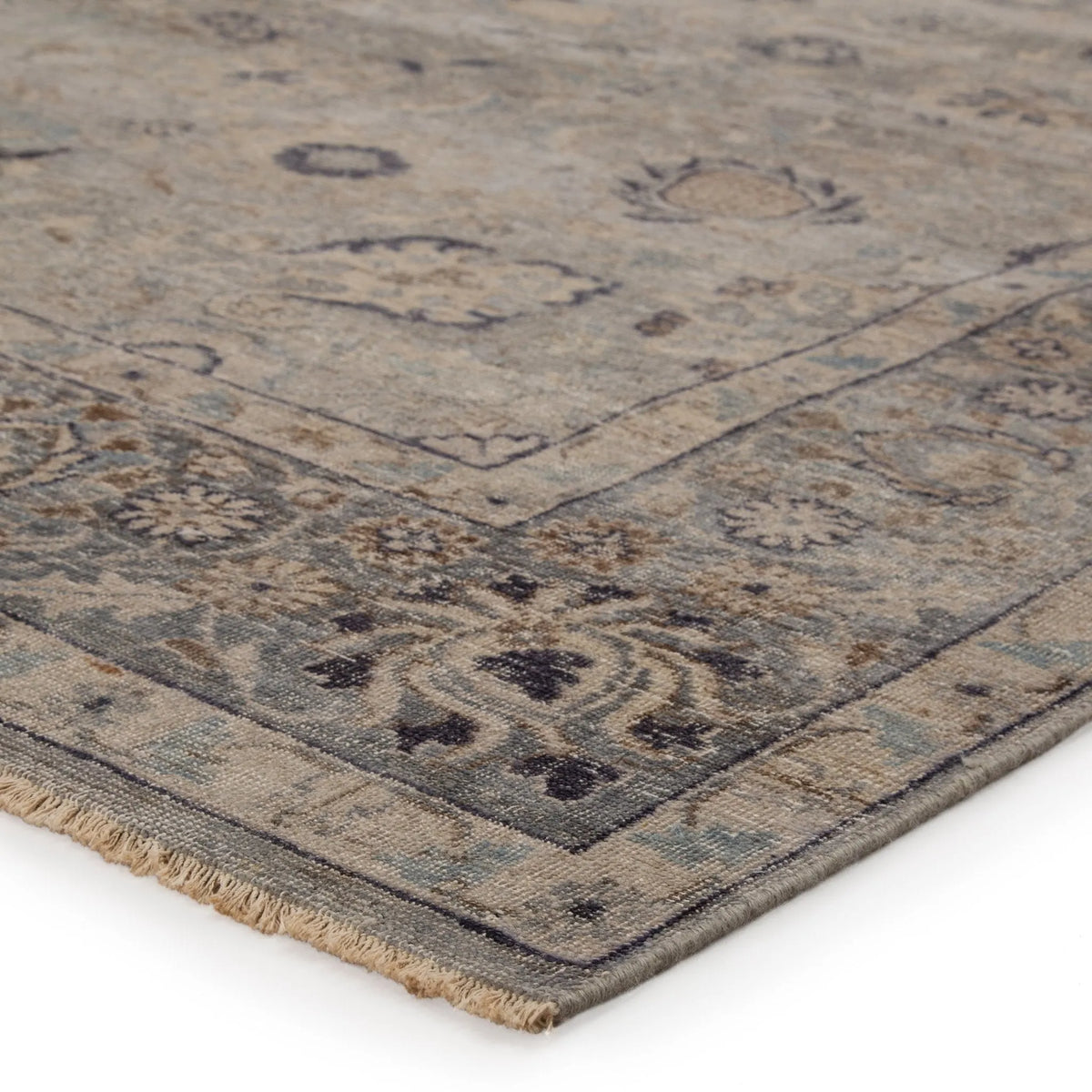 Tierzah Trz03 Sahlest Gray/Beige Rug - Rug & Home