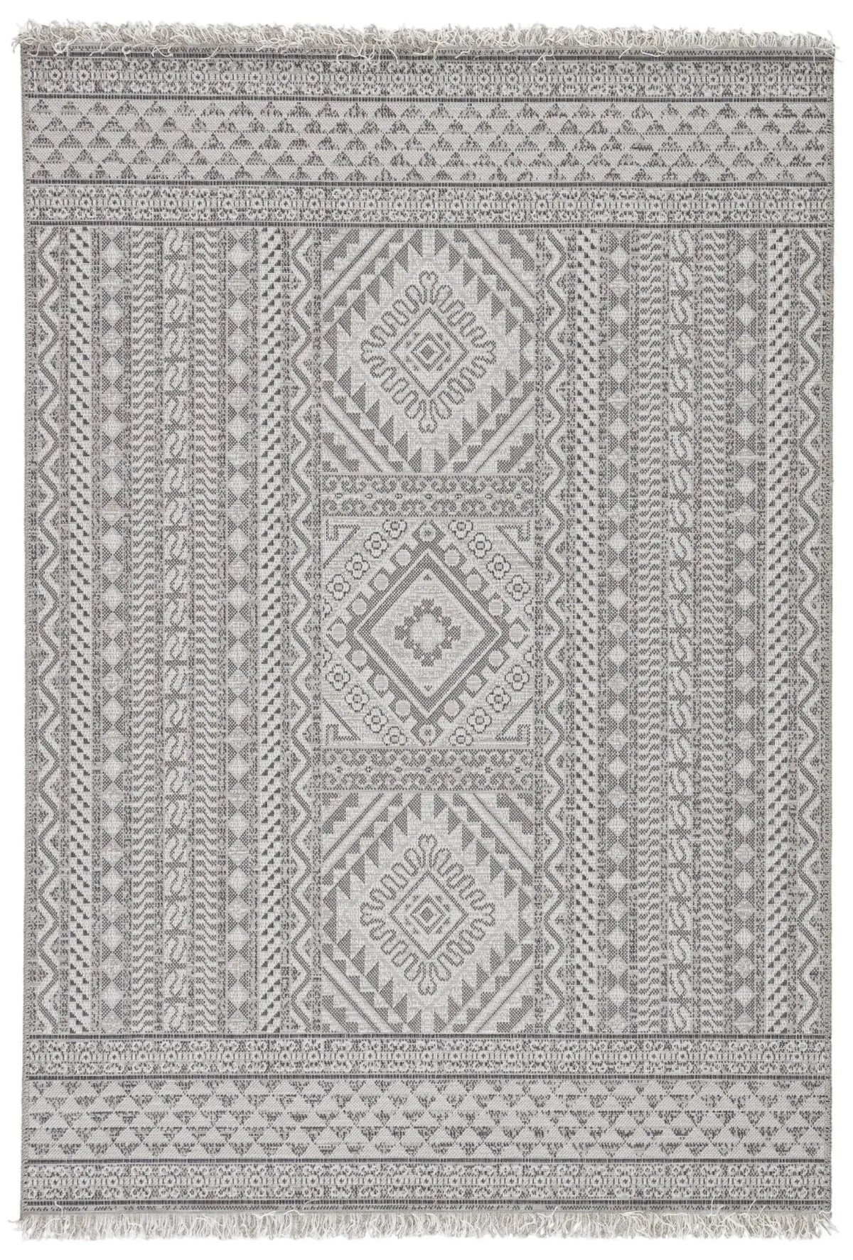 Tikal Tkl01 Inayah Gray/Light Gray Rug
