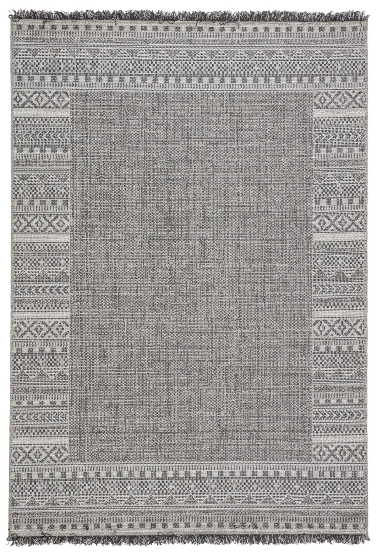 Tikal Tkl02 Kiyan Gray/Light Gray Rug - Rug & Home