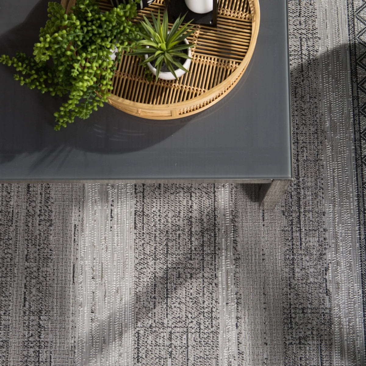 Tikal Tkl03 Cote Gray/Light Gray Rug - Rug & Home