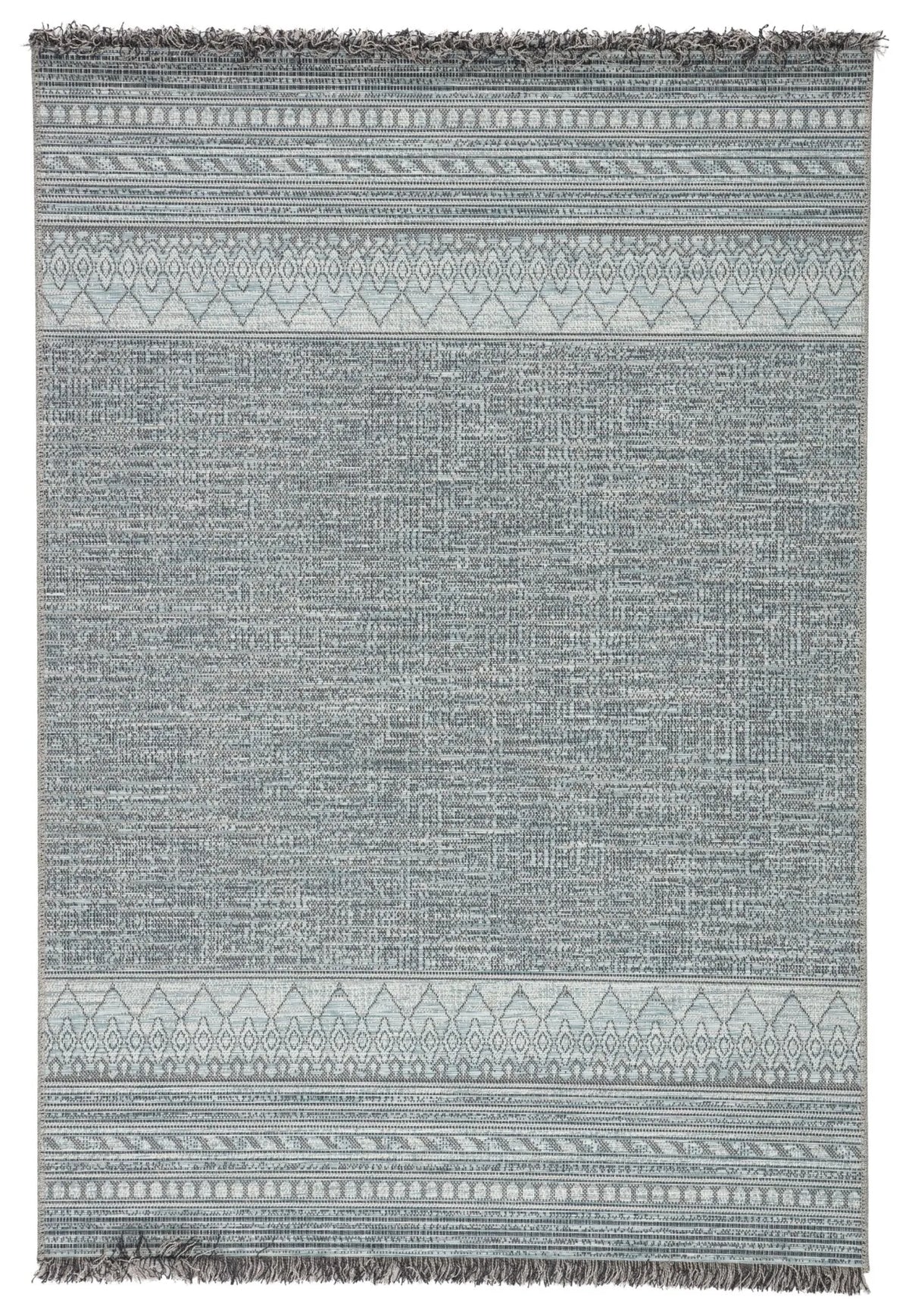 Tikal Tkl07 Rao Gray/Light Blue Rug - Rug & Home