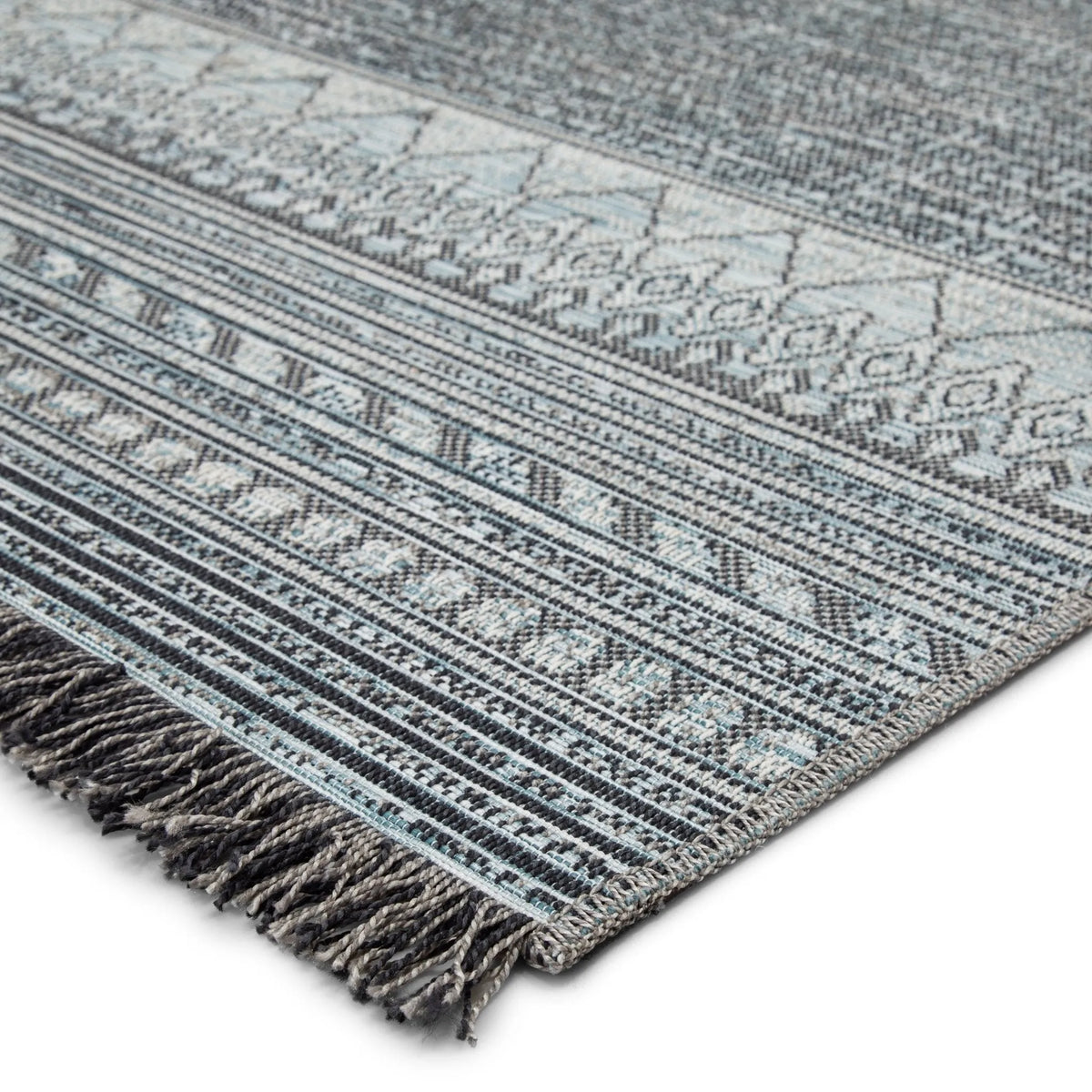 Tikal Tkl07 Rao Gray/Light Blue Rug - Rug & Home