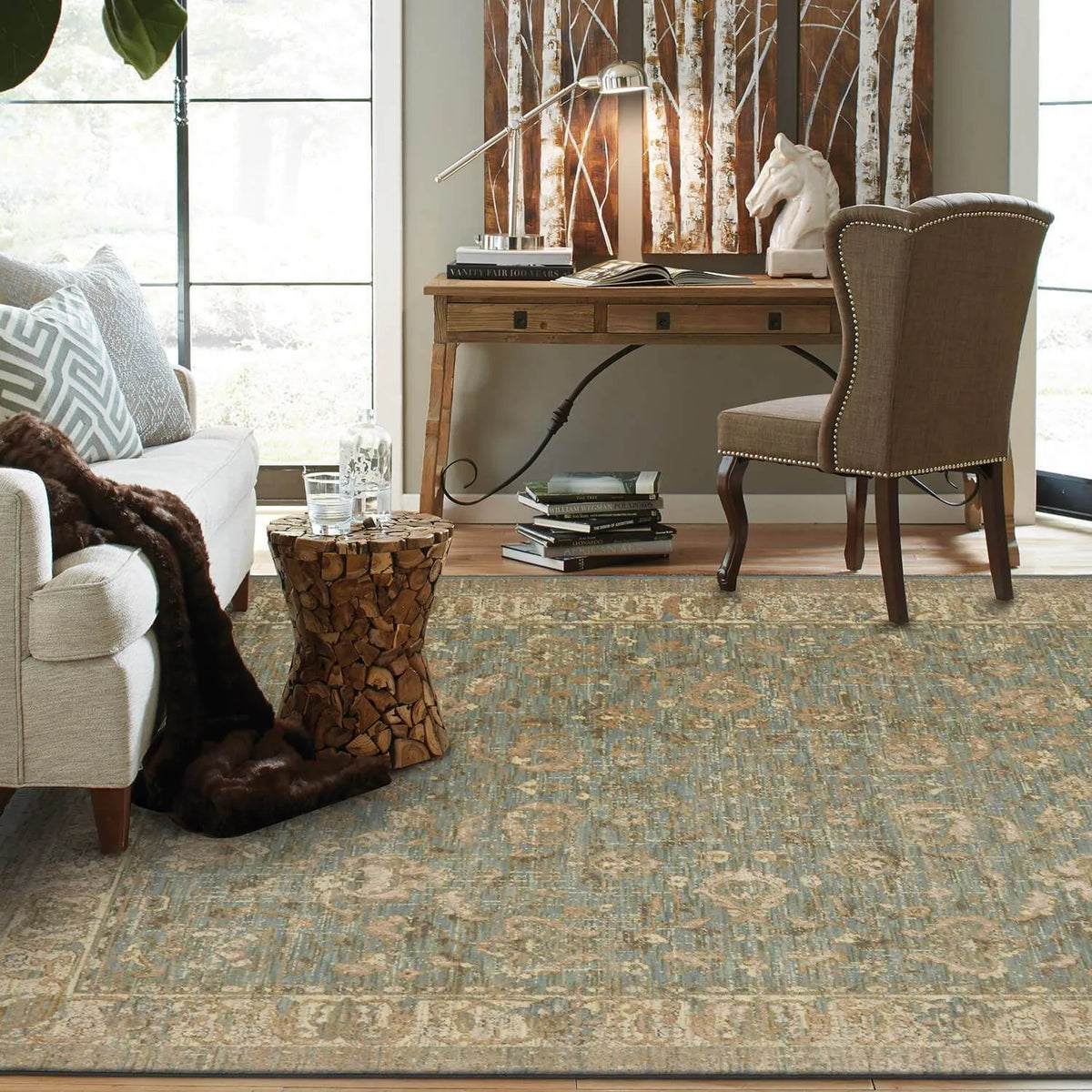 Titanium 39400 16011 Excelsior Seaglass Rug - Rug & Home