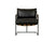 Toluca Accent Chair Black/Cream/Tobacco MX - Rug & Home
