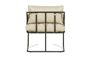 Toluca Accent Chair Black/Cream/Tobacco MX - Rug & Home