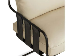 Toluca Accent Chair Black/Cream/Tobacco MX - Rug & Home