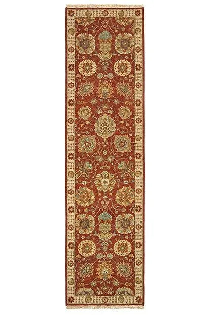 Tommy Bahama Angora 12303 Rust Ivory Rug - Rug & Home