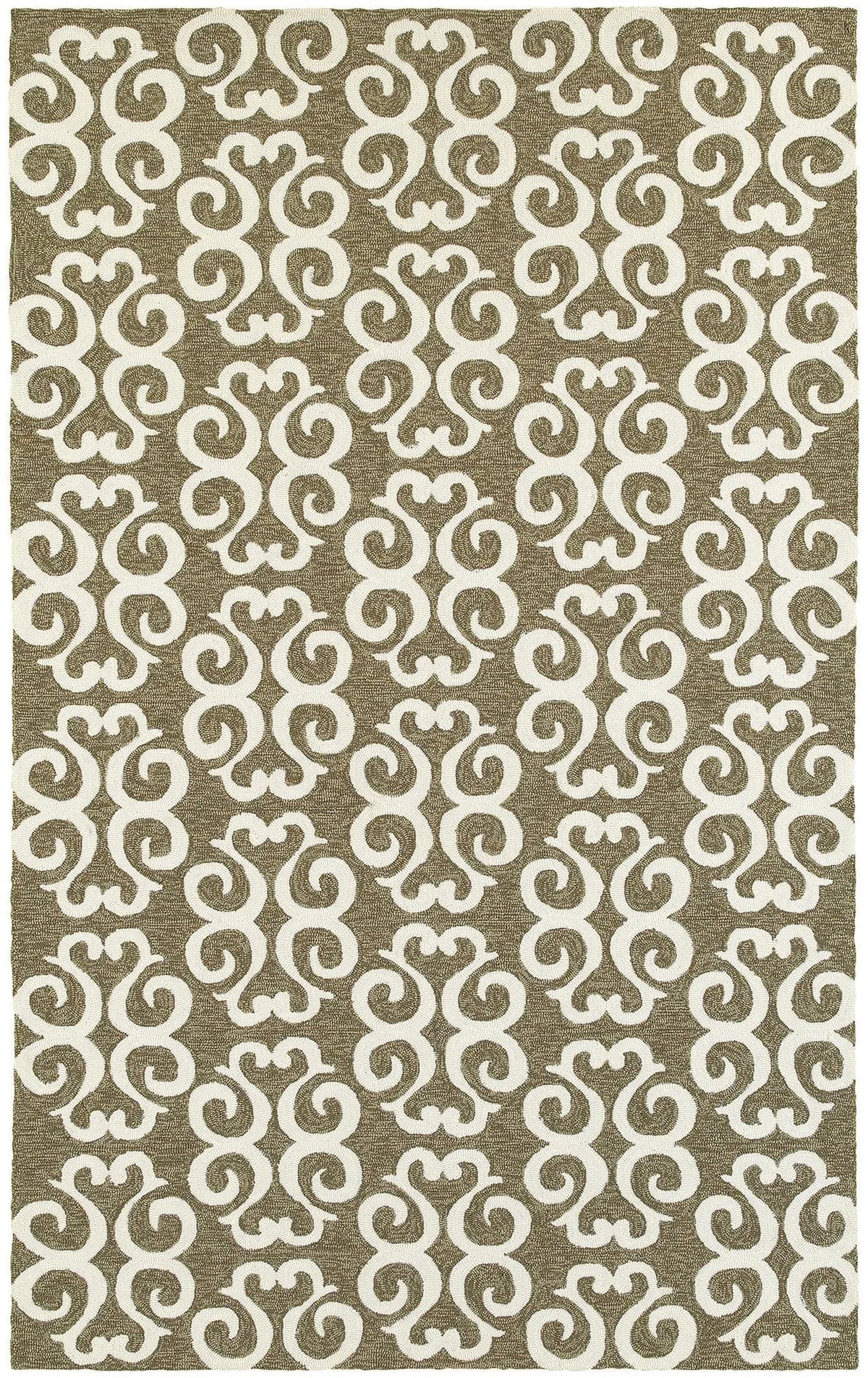 Tommy Bahama Atrium 51108 Brown / Ivory Rug - Rug & Home