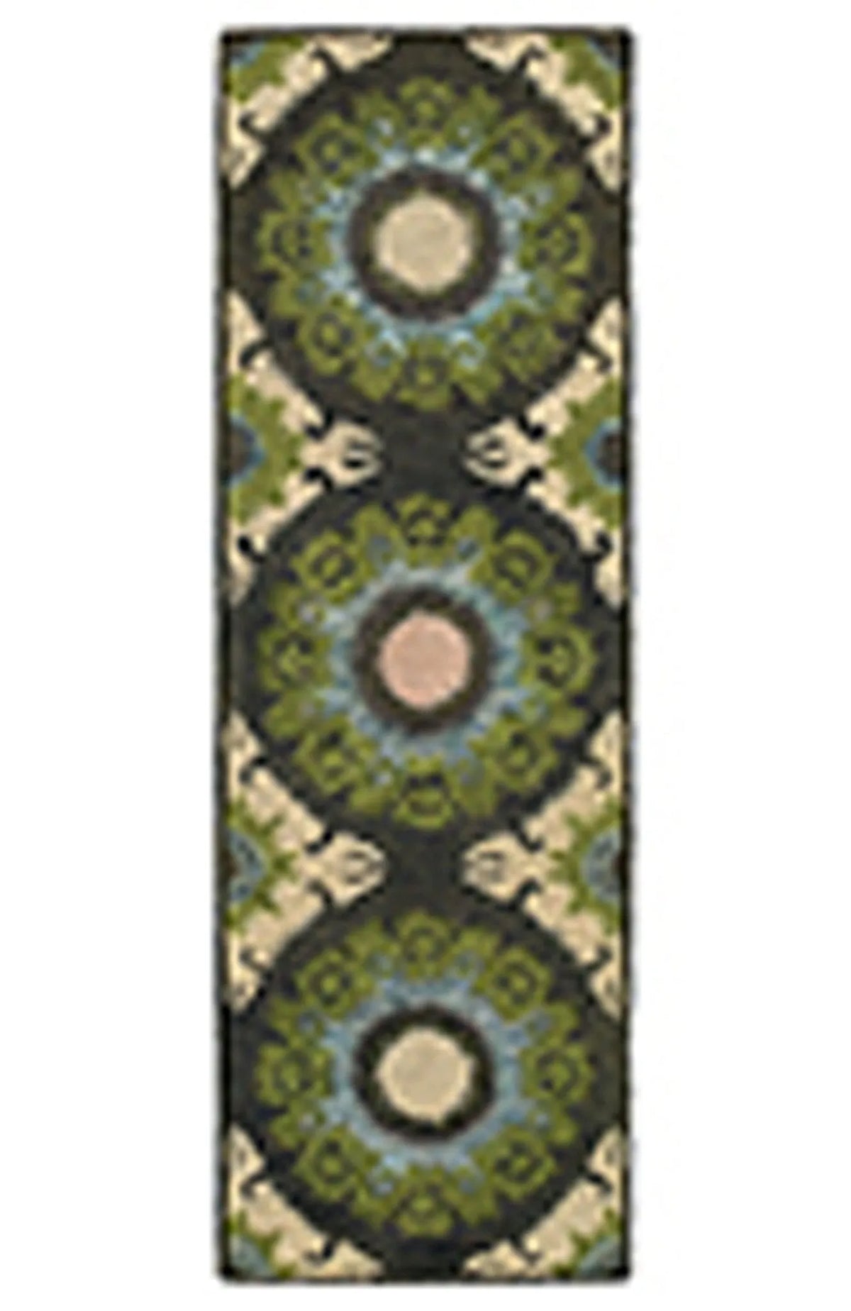 Tommy Bahama Jamison 53307 Black / Green Rug - Rug & Home